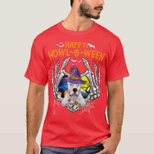 Camiseta Dogo Argentino Skeleton Heart HowlOWeen Cost