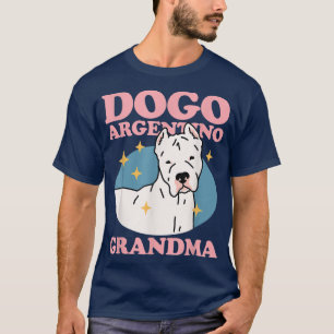 Camiseta Dogo Argentino Vovó Proprietário de Cachorro Dogo