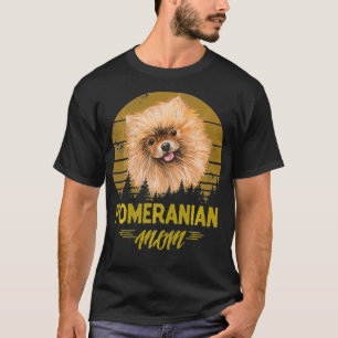 Camiseta Dogs 365 Pomeranian Mom Dog Gift For Women