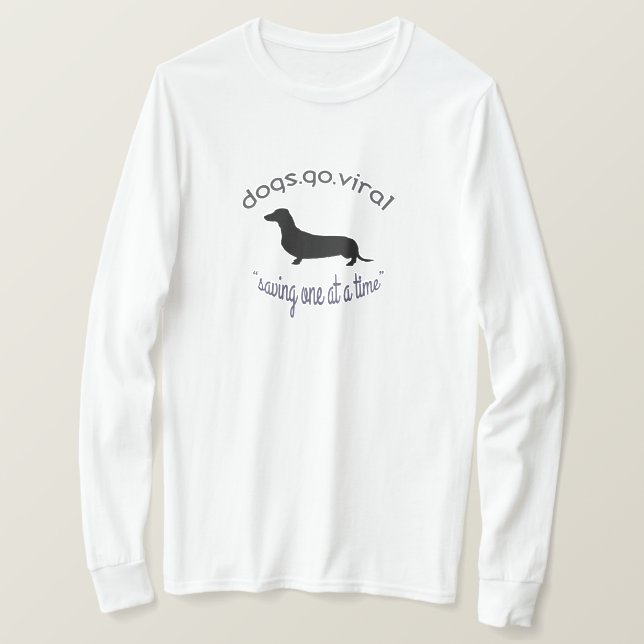 Camiseta dogs.go.viral (Frente do Design)