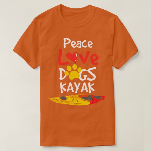 Camiseta Dogs Kayak (Frente do Design)