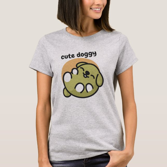 Camiseta Dogs Lover Cute Doggy (Frente)