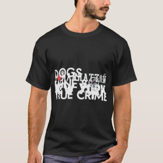 Camiseta Dogs Wine And True Crime Podcasts Amam Presentes