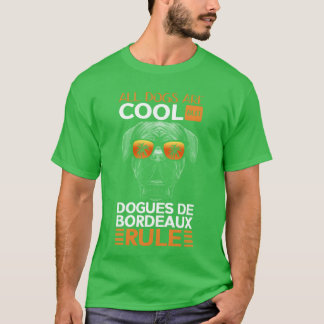 Camiseta Dogue de Bordeau Cães Cachorro Dogue presente engr