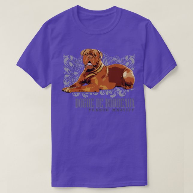 Camiseta Dogue de Bordeaux French Mastiff (10) (Frente do Design)