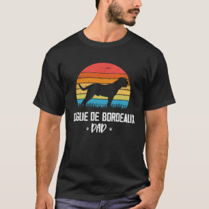 Camiseta Dogue de Bordeaux Pai Retro Vintage