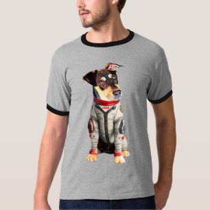 Camiseta Dogue espacial