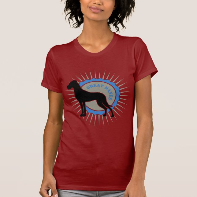 Camiseta Dogues Alemães - Star, Dane (Frente)