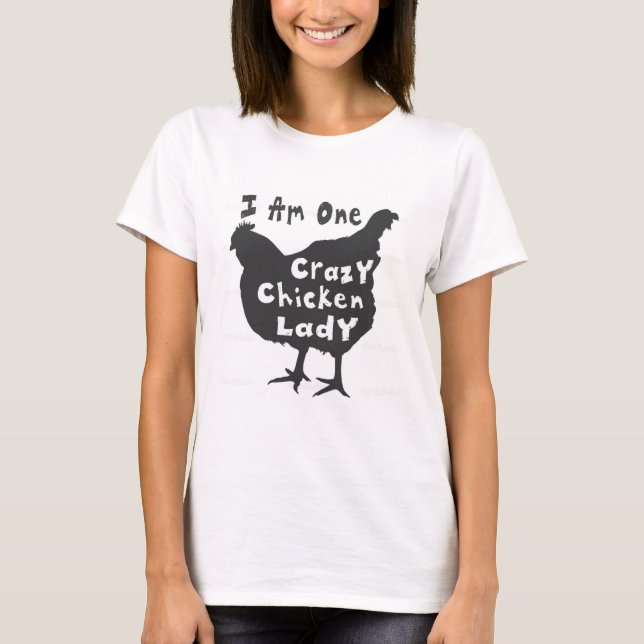 Camiseta Doida de Galinha Senhora (Frente)
