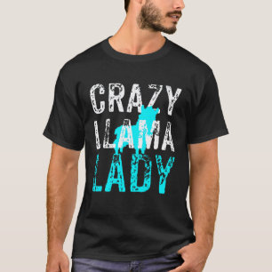 Camiseta Doida de Lhama Senhora Lhama
