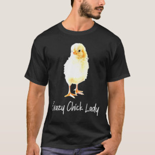 Camiseta Doida Senhora das Galinhas Amante de Frangos Fazen