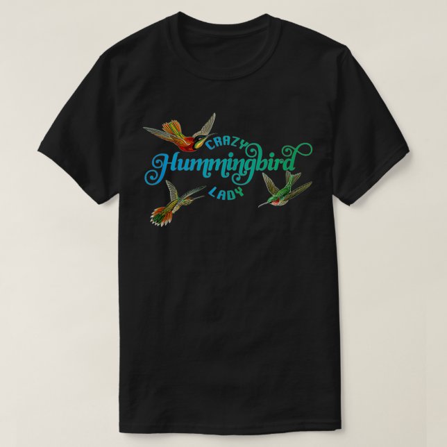 Camiseta Doido beija-flor presente de beija-flor amor hummi (Frente do Design)