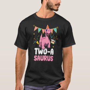 Camiseta Dois A Um Dinossauro Cute Kiddo Apatossauro