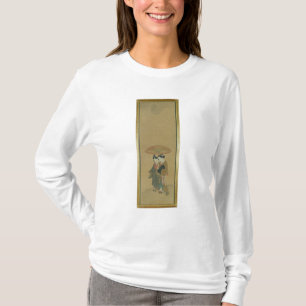 Camiseta Dois amantes sob um guarda-chuva