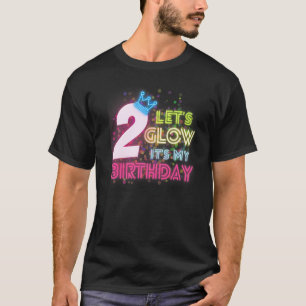 Camiseta Dois Anos Vamos Fazer Um segundo aniversário De F