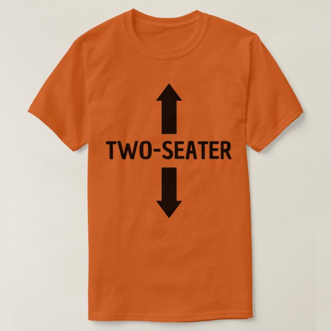 Camiseta dois assentos (Frente do Design)