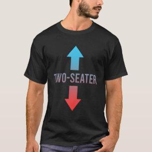 Camiseta Dois assentos, 2 assentos e 2 assentos