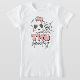 Camiseta Dois Bons Brancos, Rosa, Nome do Halloween Anivers