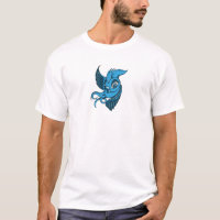 Dois brincalhão tonificaram o pássaro azul