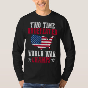 Camiseta Dois campeões da guerra mundial invencíveis