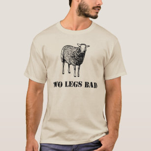 Camiseta Dois carneiros do mau dos pés