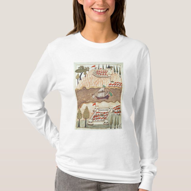 Camiseta Dois castelos no Mar Negro (Frente)