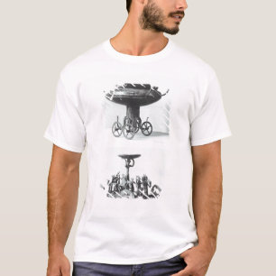 Camiseta Dois chariots votivas para recolher a água da