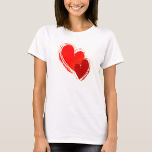 Camiseta Dois corações apaixonados