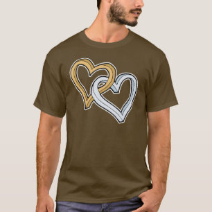 CAMISETA DOIS CORAÇÕES INTERGINADOS