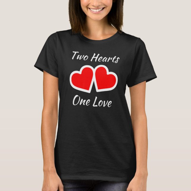 Camiseta Dois Corações Um Amor (Frente)