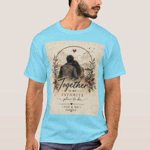 Camiseta Dois Corações, Uma História.