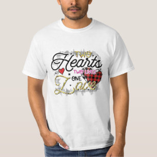 Camiseta Dois Corações Vive Um Amor, Dia de os namorados