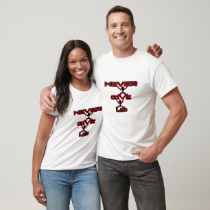 Camiseta Dois corpos com letras