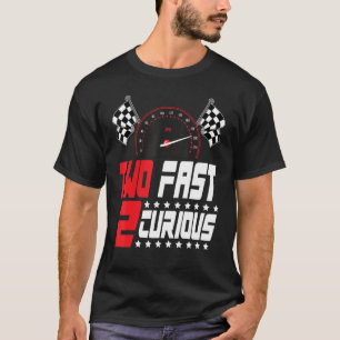 Camiseta Dois Decorati Curioso e Feliz segundo aniversário