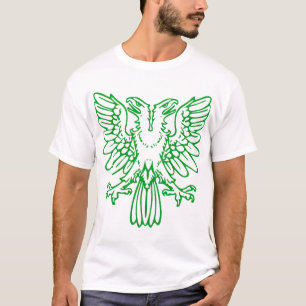 Camiseta Dois dirigiram Eagle - verde de grama