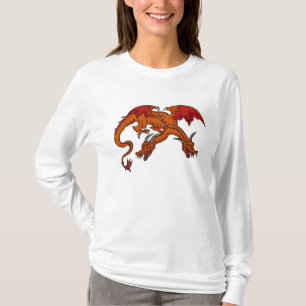 Camiseta Dois Dragões de cabeça