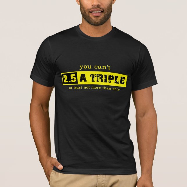 Camiseta Dois e um meio t-shirt triplo do motocross da (Frente)