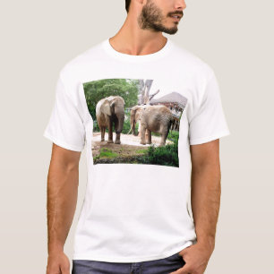 Camiseta Dois elefantes africanos