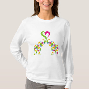 Camiseta Dois elefantes no amor