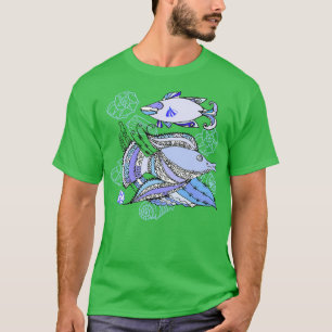 Camiseta Dois Fishes e Cabinas de Cocklesheles