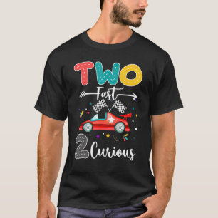 Camiseta Dois gênios curiosos do segundo aniversário de cor