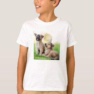 Camiseta Dois German shepherd