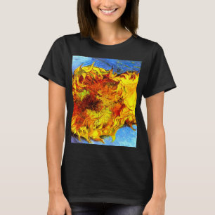 Camiseta Dois Girassóis Cortados Van Gogh