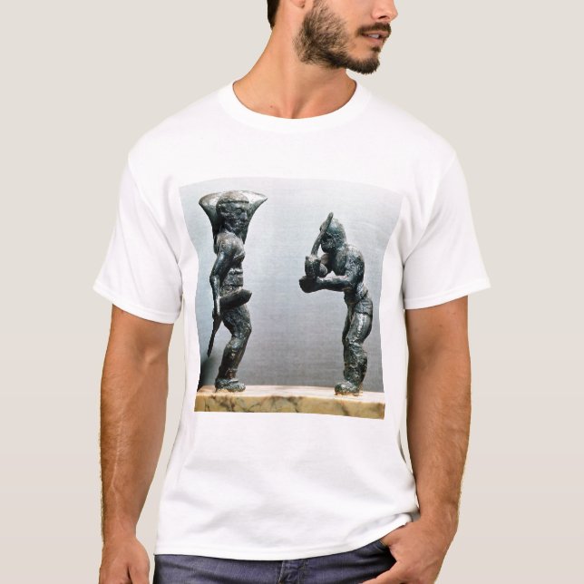 Camiseta Dois gladiadores no combate (Frente)