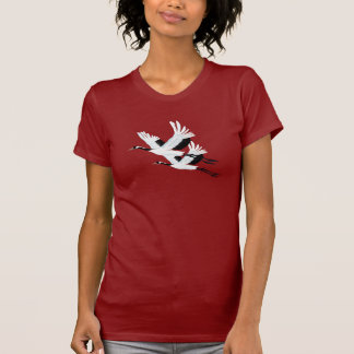 Camiseta Dois guindastes de voo