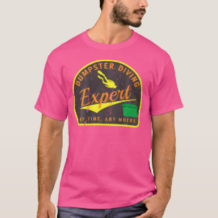 Camiseta (Dois Impressão de Lado) Especialista em mergulho