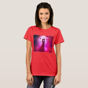 Camiseta Dois jovens amantes dançando no Dia dos Namorados