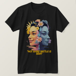 Camiseta Dois lados da mente - nem todas as batalhas são vi