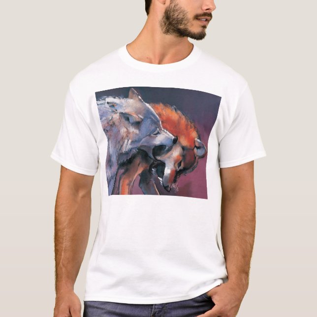 Camiseta Dois lobos (Frente)