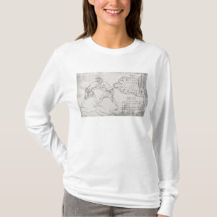 Camiseta Dois lutadores, plano de uma igreja Cistercian